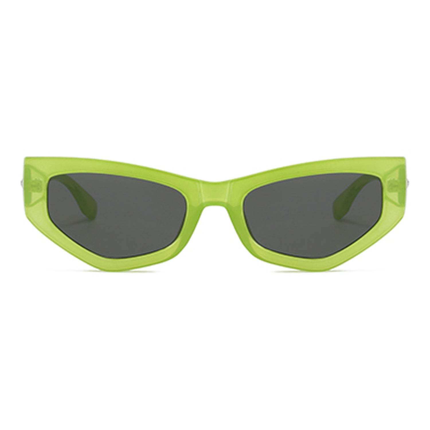 VP0074 - GEOMETRIC RECTANGLE RETRO FASHION CAT EYE SUNGLASSES