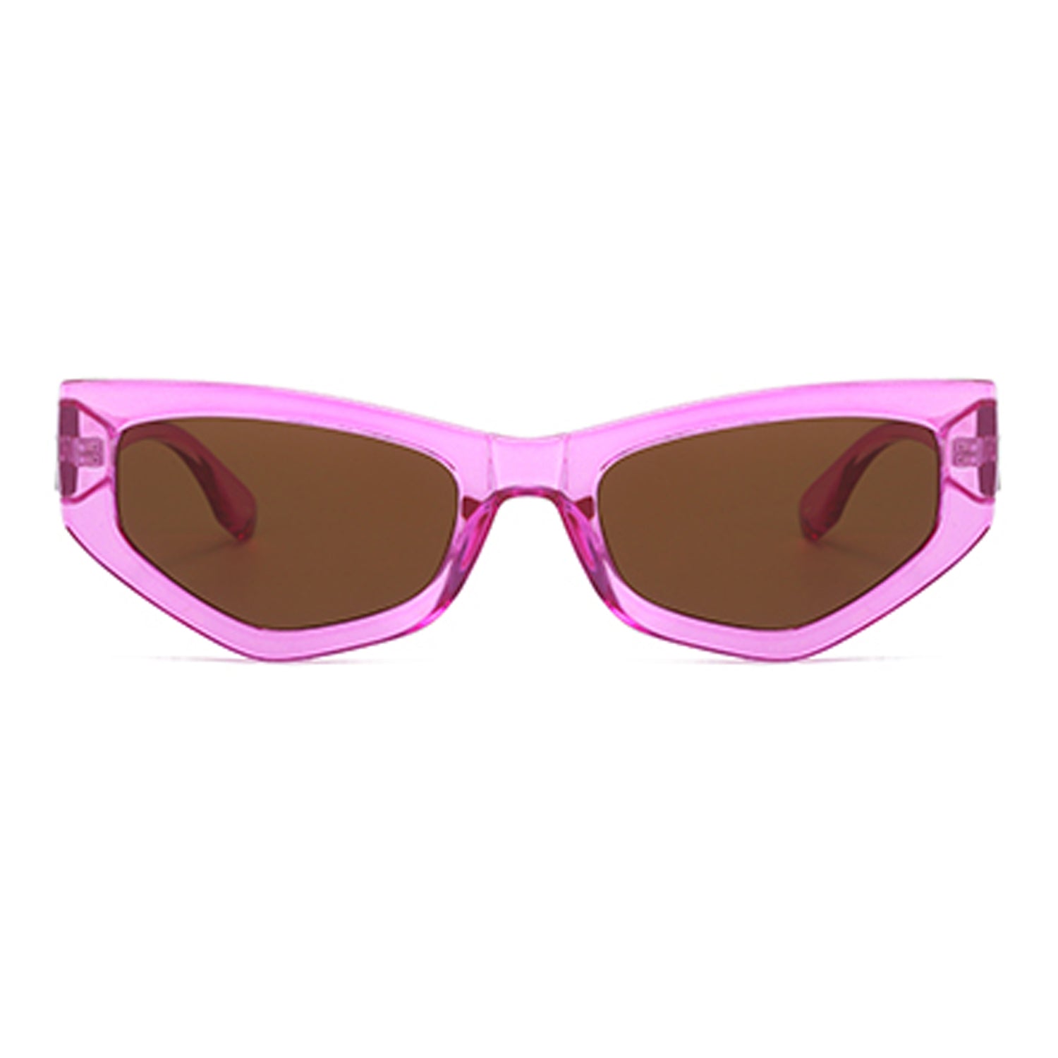 VP0074 - GEOMETRIC RECTANGLE RETRO FASHION CAT EYE SUNGLASSES