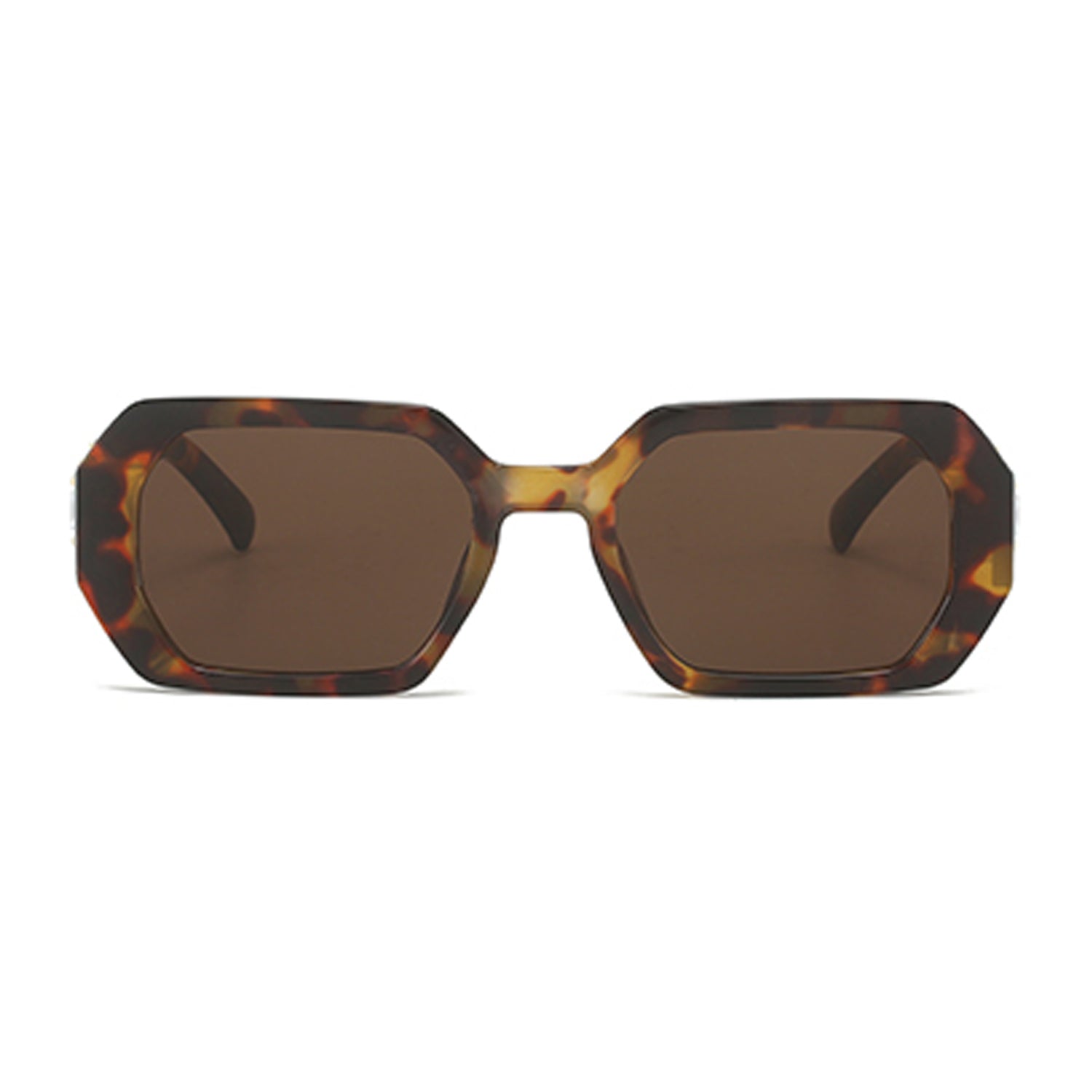 VP0176 - RECTANGLE RETRO FLAT TOP SQUARE SUNGLASSES