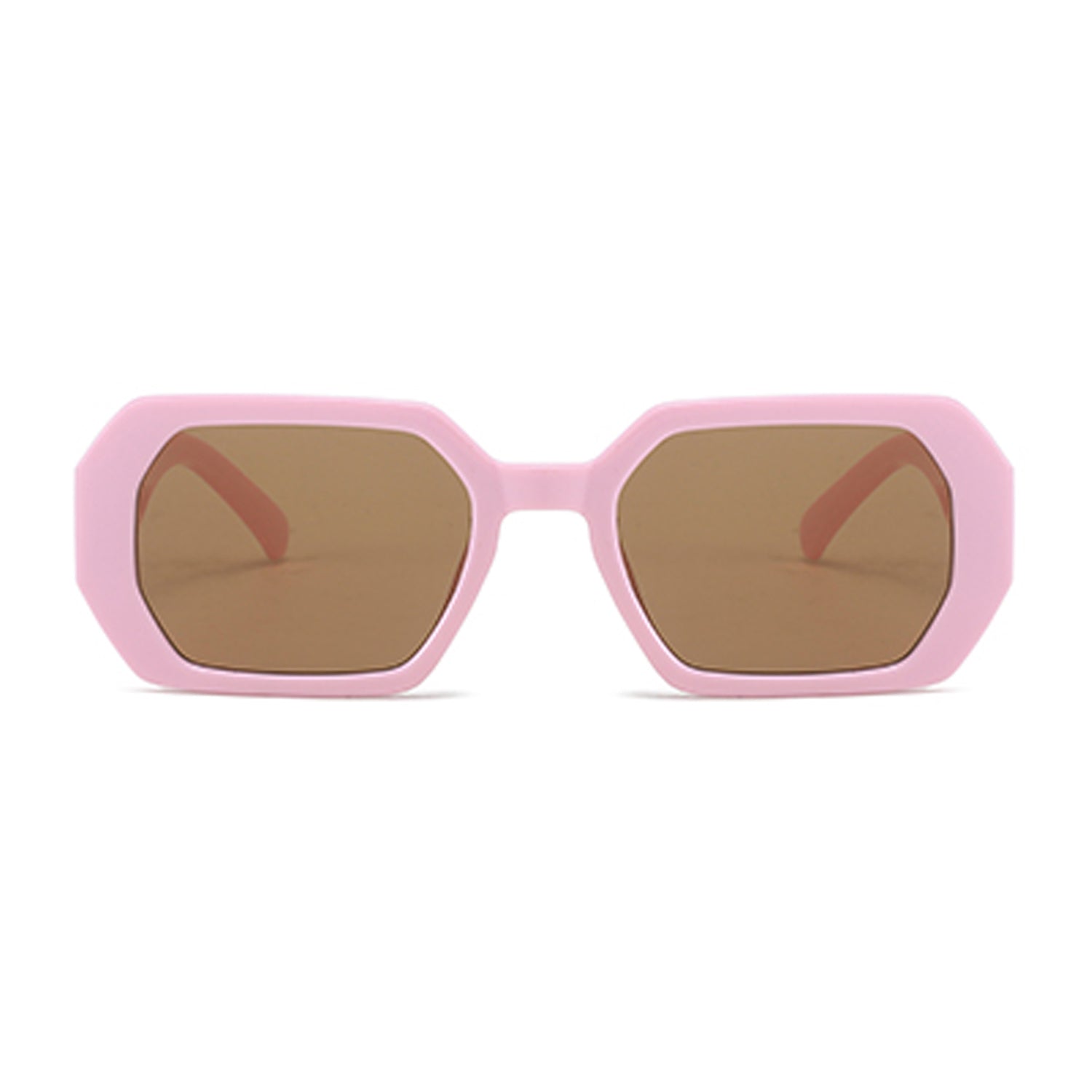 VP0176 - RECTANGLE RETRO FLAT TOP SQUARE SUNGLASSES