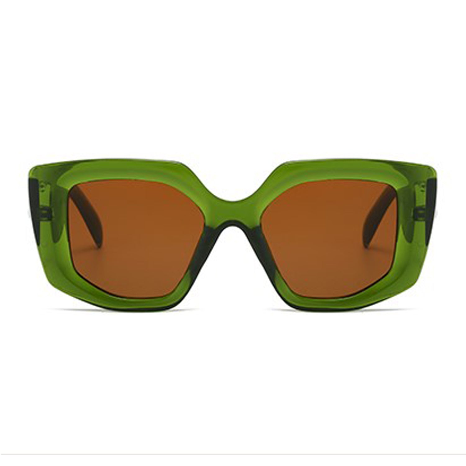 VP1024 - GEOMETRIC RECTANGLE RETRO FASHION SUNGLASSES
