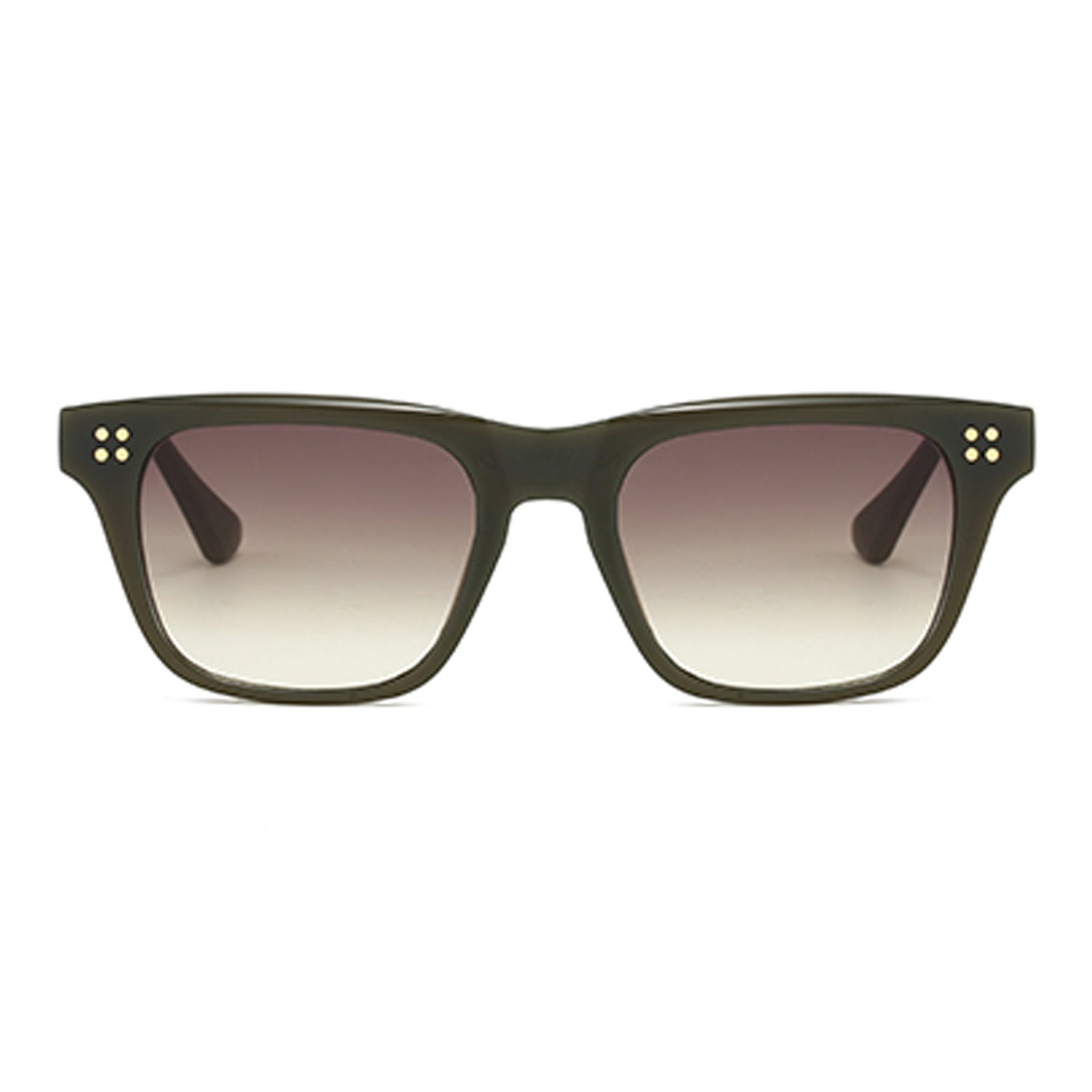 VP1064 - SQUARE CLASSIC HORN RIMMED TINTED FLAT TOP SUNGLASSES
