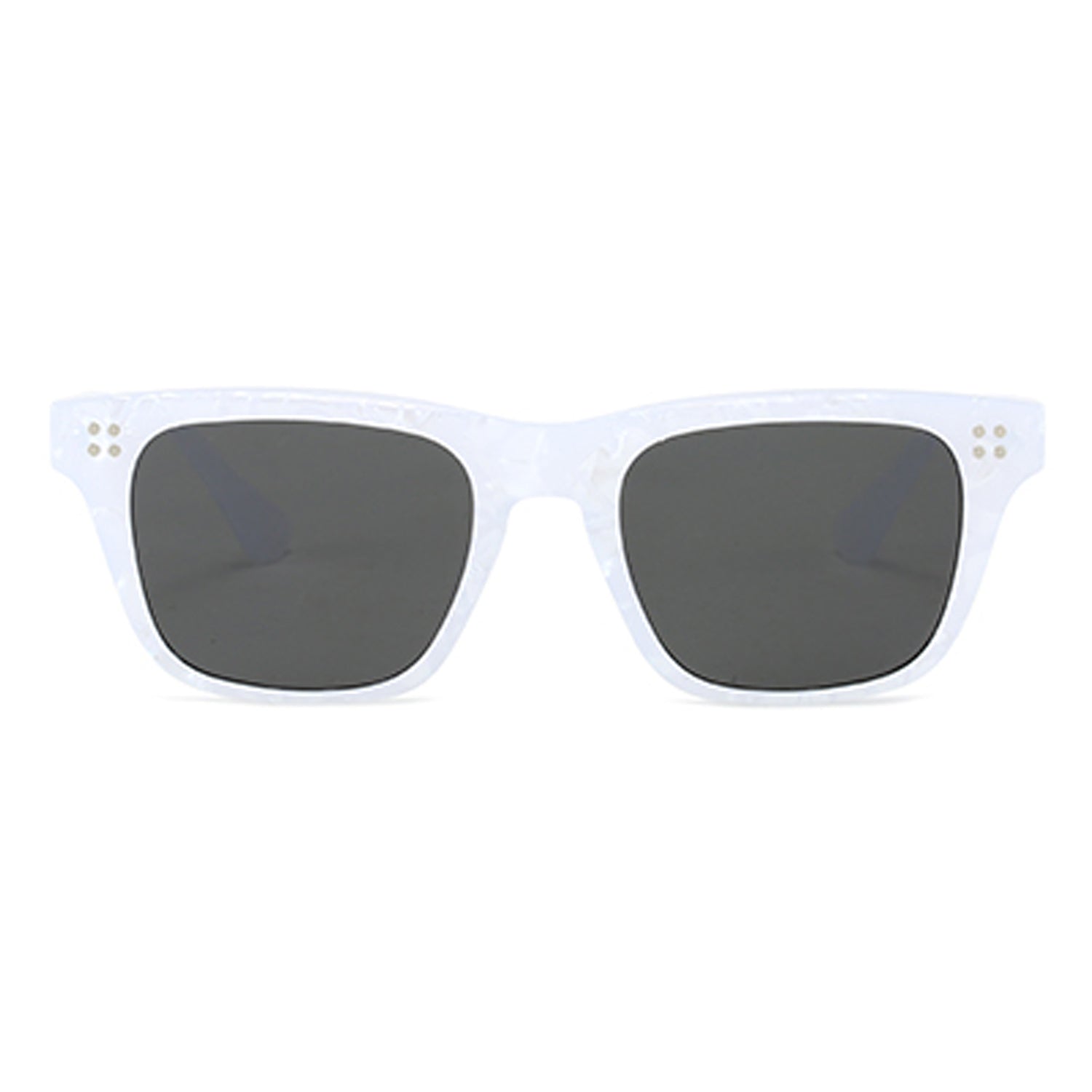 VP1064 - SQUARE CLASSIC HORN RIMMED TINTED FLAT TOP SUNGLASSES