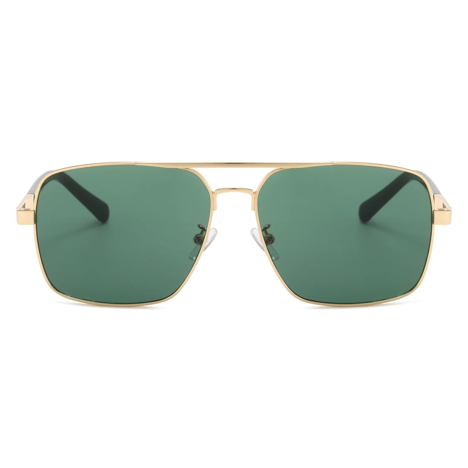 VP1172 - SQUARE FLAT TOP TINTED BROW-BAR FASHION SUNGLASSES