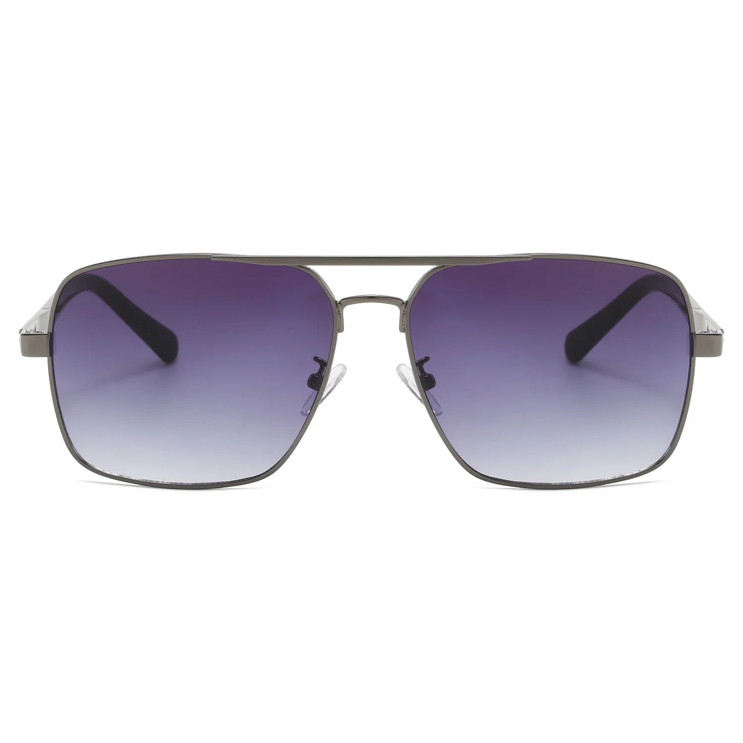 VP1172 - SQUARE FLAT TOP TINTED BROW-BAR FASHION SUNGLASSES