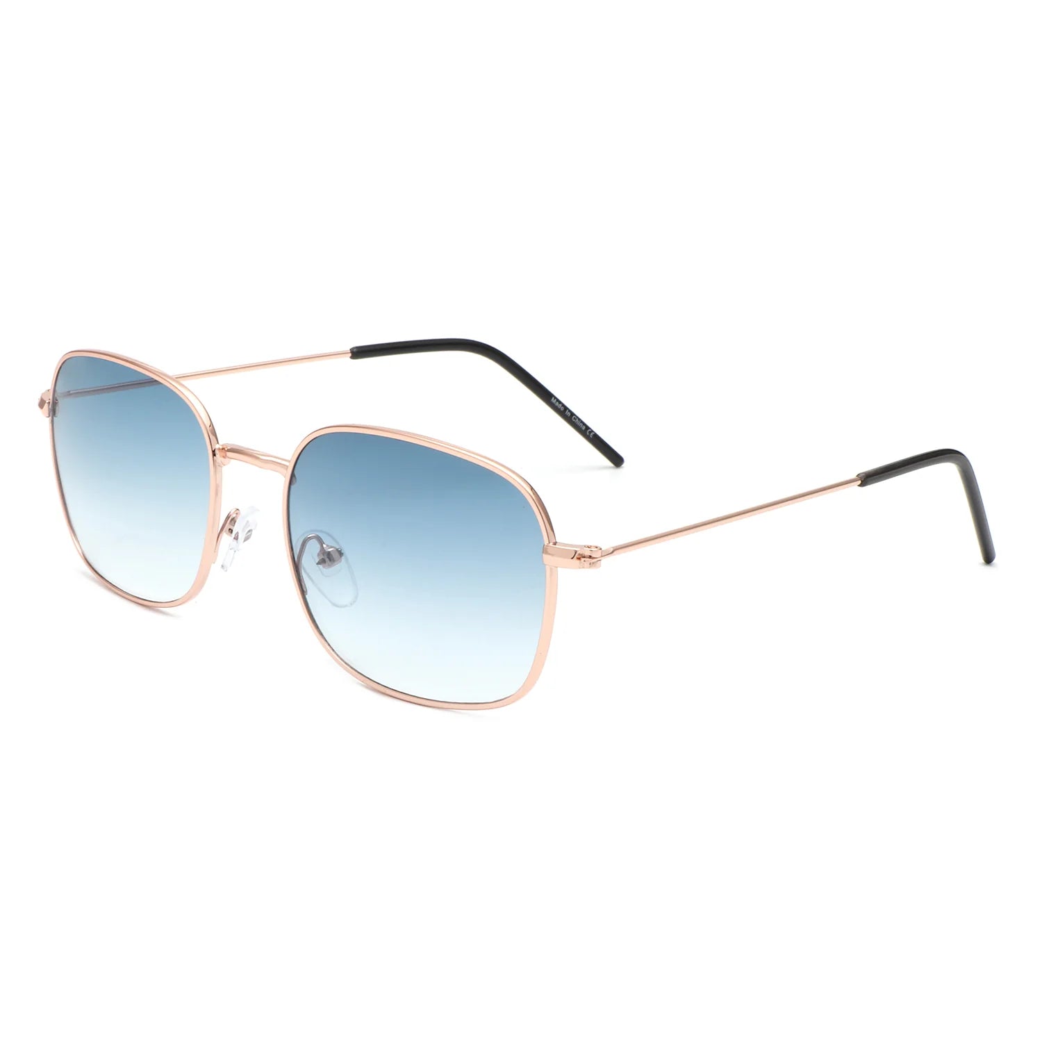 VR1005 - RETRO SQUARE FLAT TOP TINTED SUNGLASSES