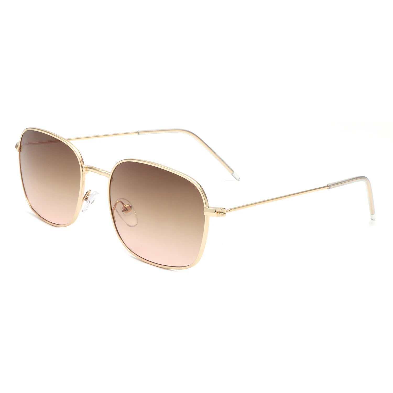 VR1005 - RETRO SQUARE FLAT TOP TINTED SUNGLASSES