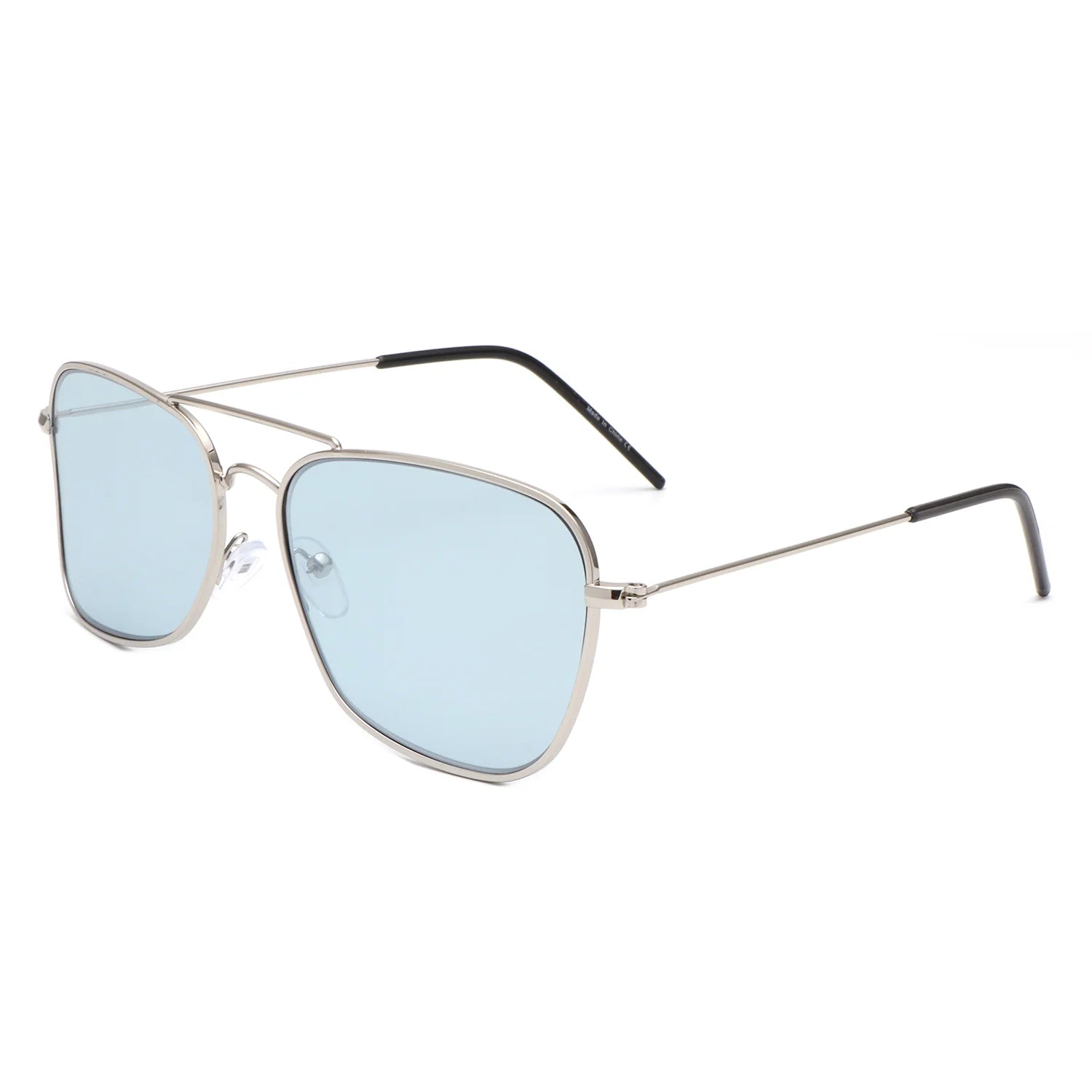 VR1007 - SQUARE BROW-BAR GEOMETRIC FASHION SUNGLASSES