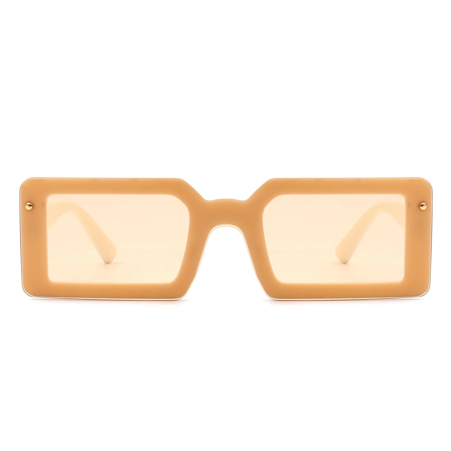 VR1058 - CLASSIC RECTANGLE RETRO FLAT LENS VINTAGE FASHION SUNGLASSES