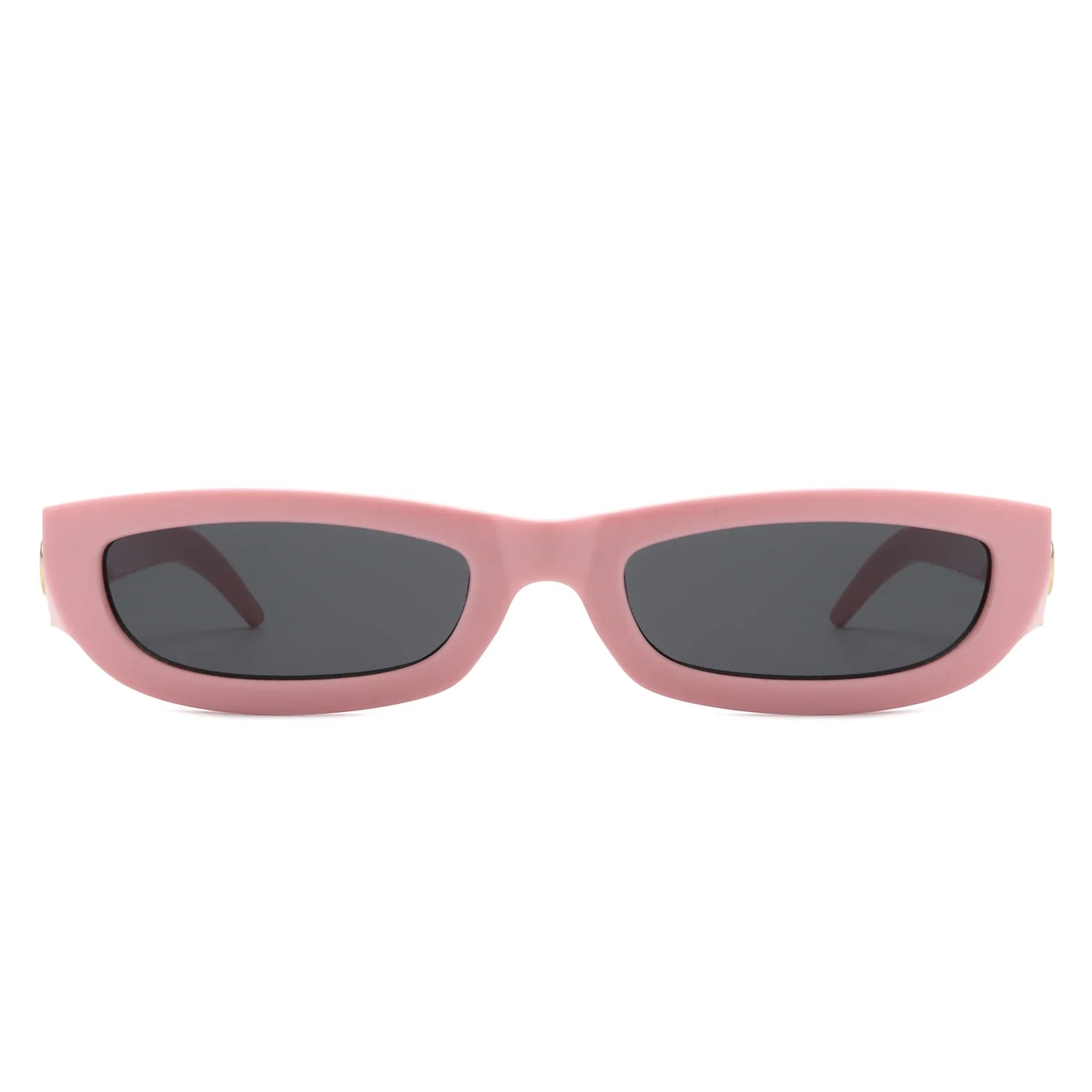 VR1208- RECTANGLE RETRO SLIM TINTED NARROW SUNGLASSES