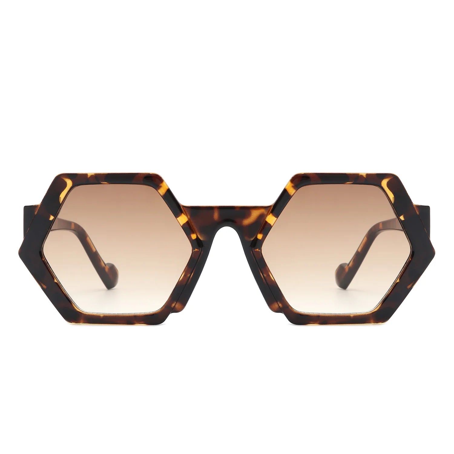 VR1209 - GEOMETRIC ROUND IRREGULAR TINTED SUNGLASSES