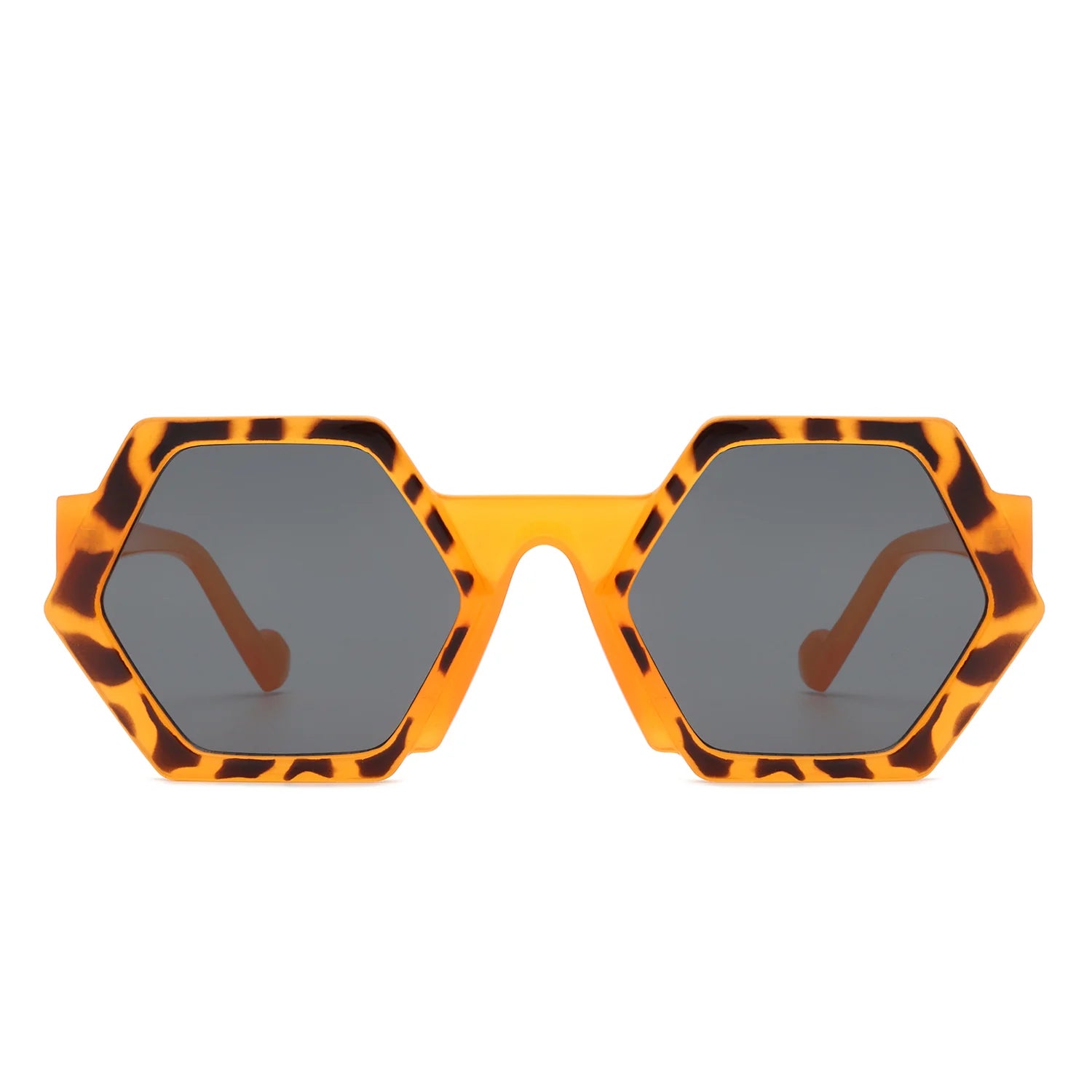 VR1209 - GEOMETRIC ROUND IRREGULAR TINTED SUNGLASSES