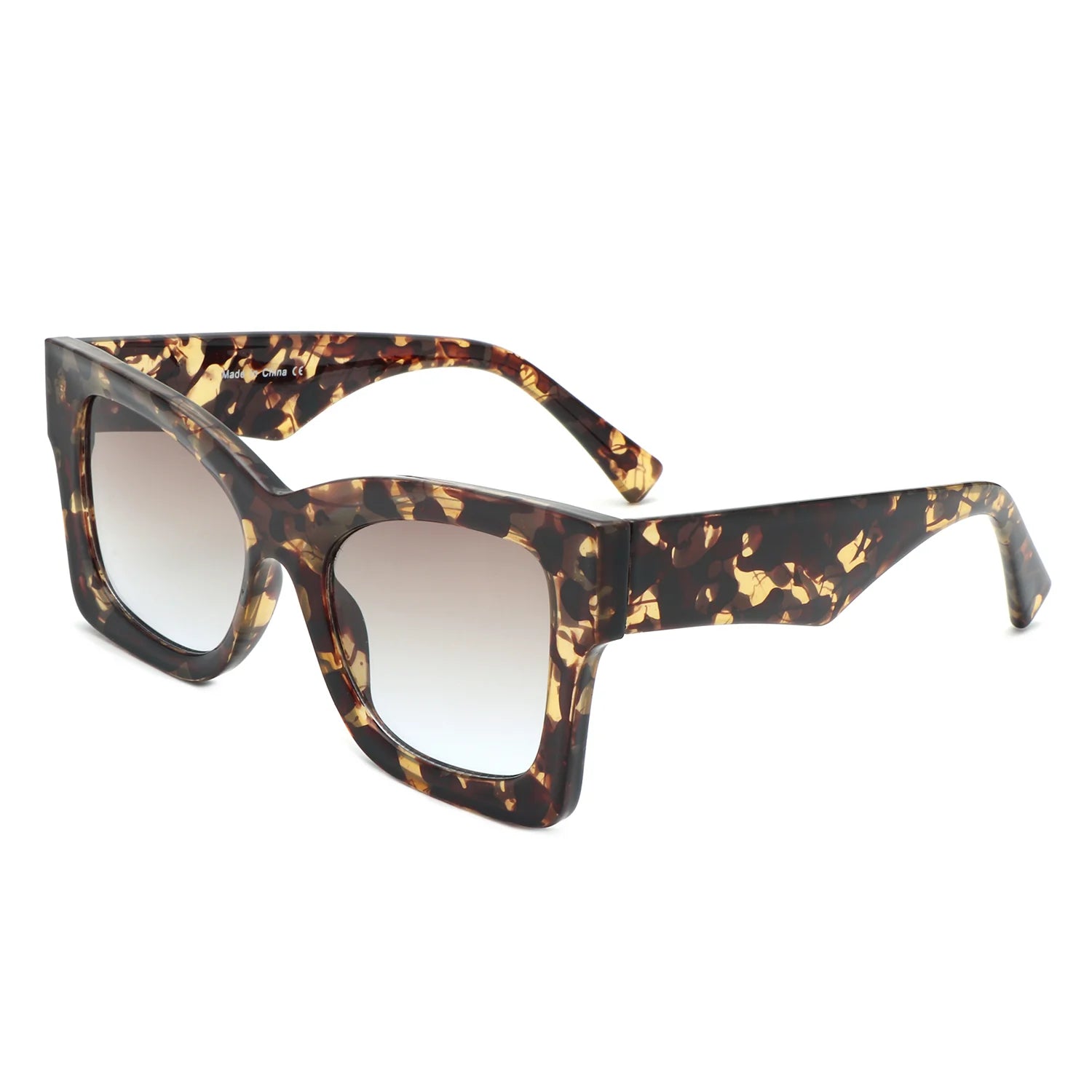VR1240 - RETRO SQUARE FASHION CAT EYE WOMEN SUNGLASSES
