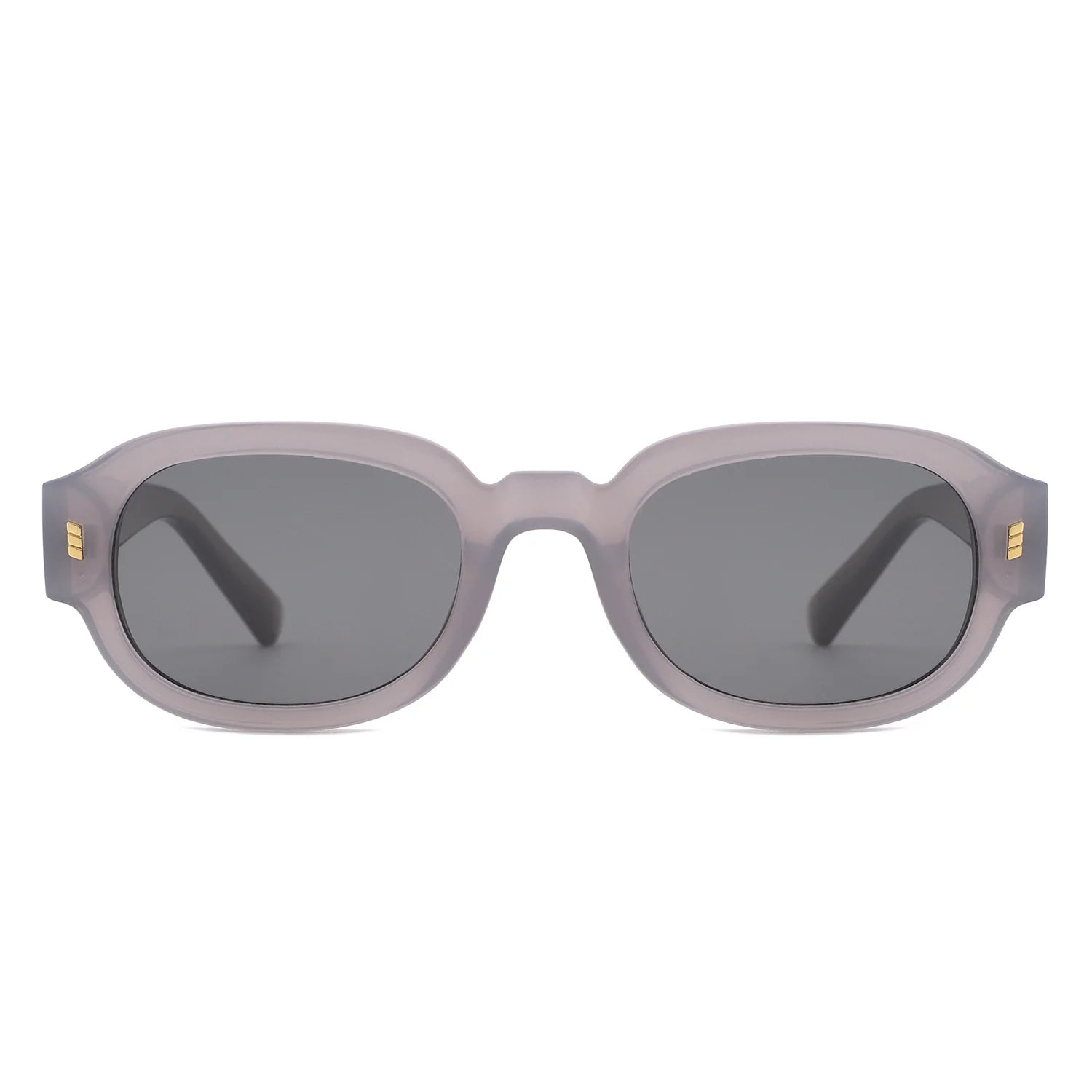 VR2144 - ROUND RETRO NARROW OVAL FASHION SUNGLASSES