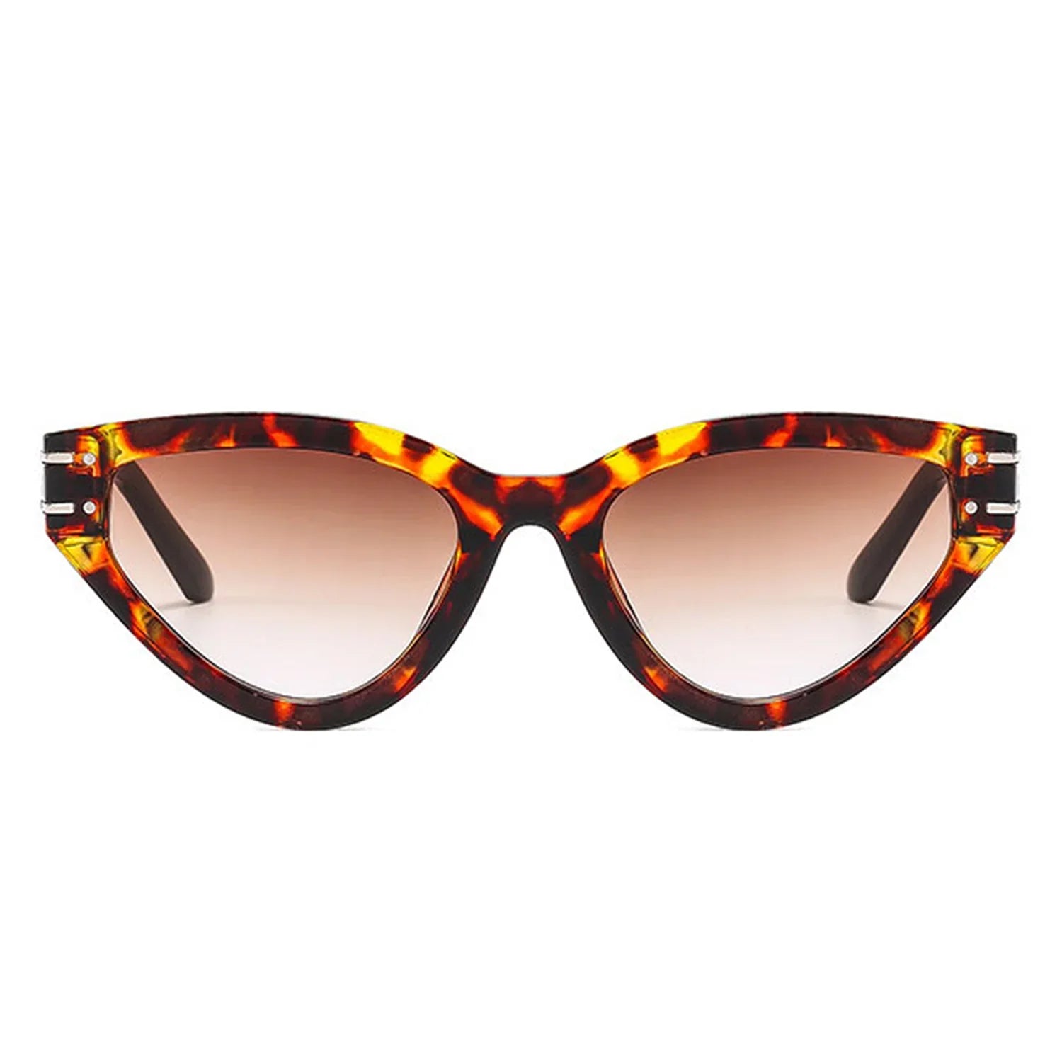 VR1264 - CHIC FASHION TRIANGLE RETRO CAT EYE SUNGLASSES