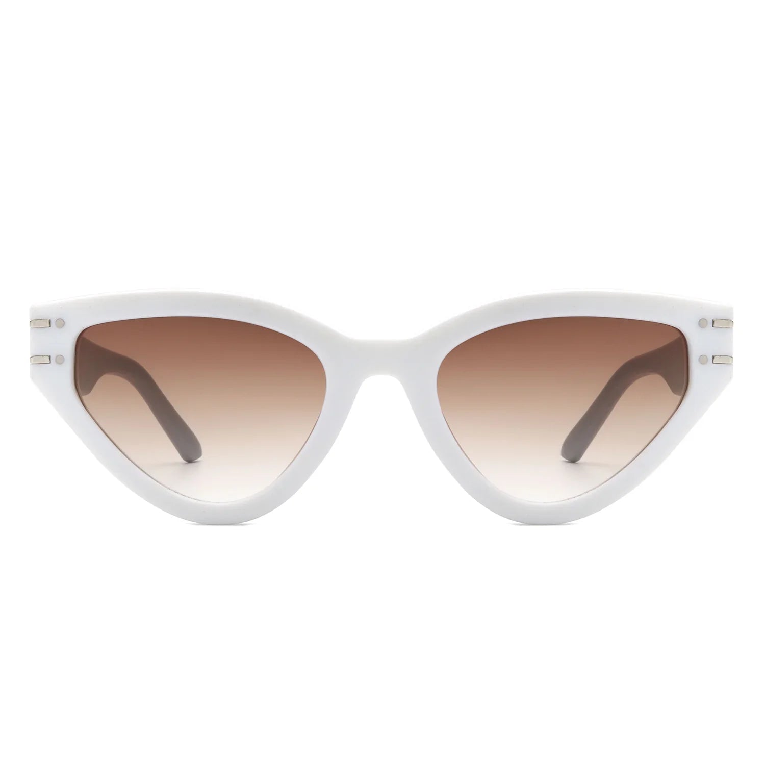 VR1264 - CHIC FASHION TRIANGLE RETRO CAT EYE SUNGLASSES
