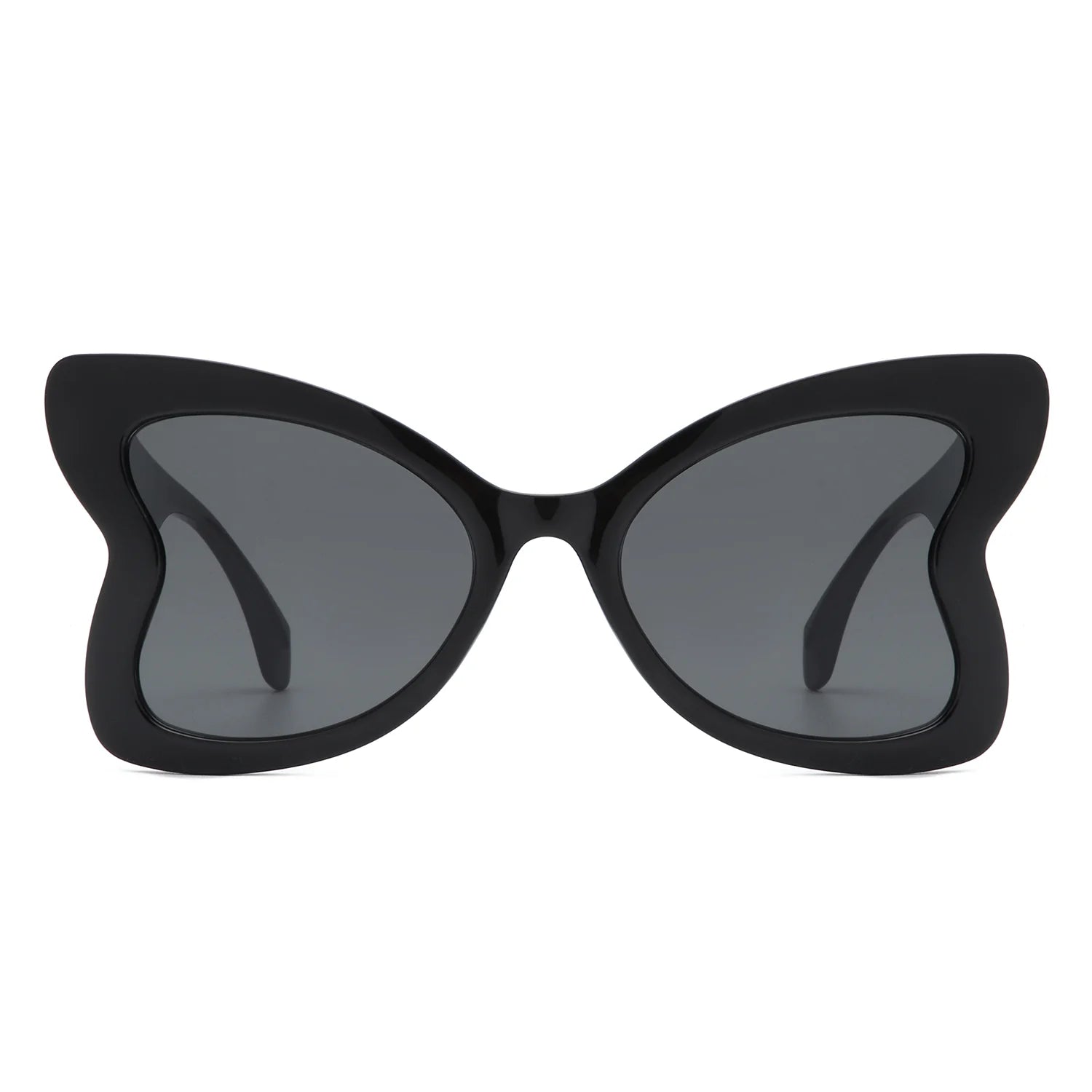 VR1284 - OVERSIZE BUTTERFLY SHAPE FASHION CAT EYE SUNGLASSES