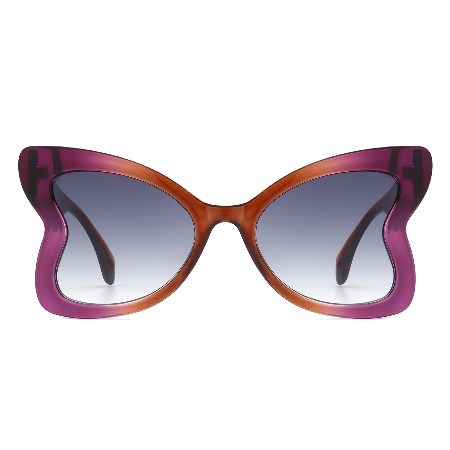 VR1284 - OVERSIZE BUTTERFLY SHAPE FASHION CAT EYE SUNGLASSES