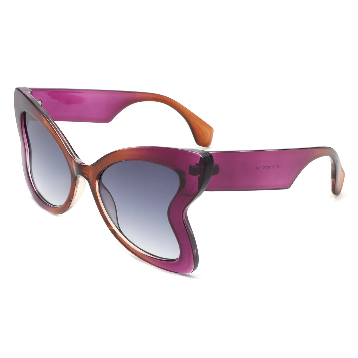 VR1284 - OVERSIZE BUTTERFLY SHAPE FASHION CAT EYE SUNGLASSES