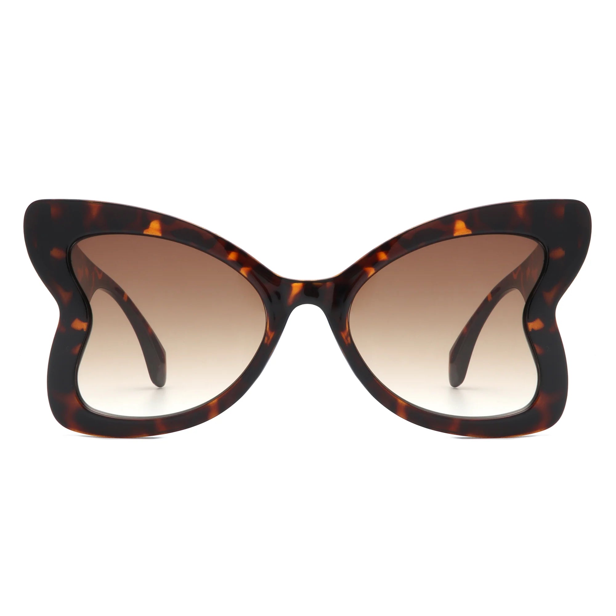 VR1284 - OVERSIZE BUTTERFLY SHAPE FASHION CAT EYE SUNGLASSES