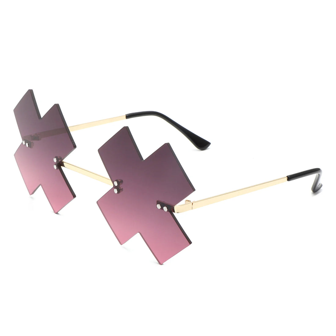 VR2063 - COSTUME COSPLAY X SHAPED GLASSES