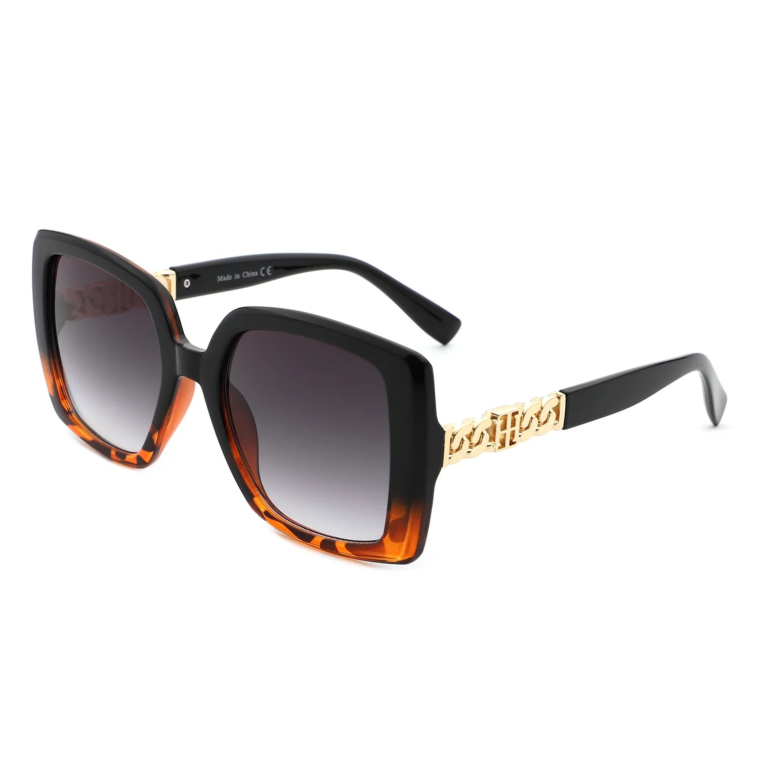 VR2139 - OVERSIZE FLAT TOP SQUARE WOMEN FASHION SUNGLASSES