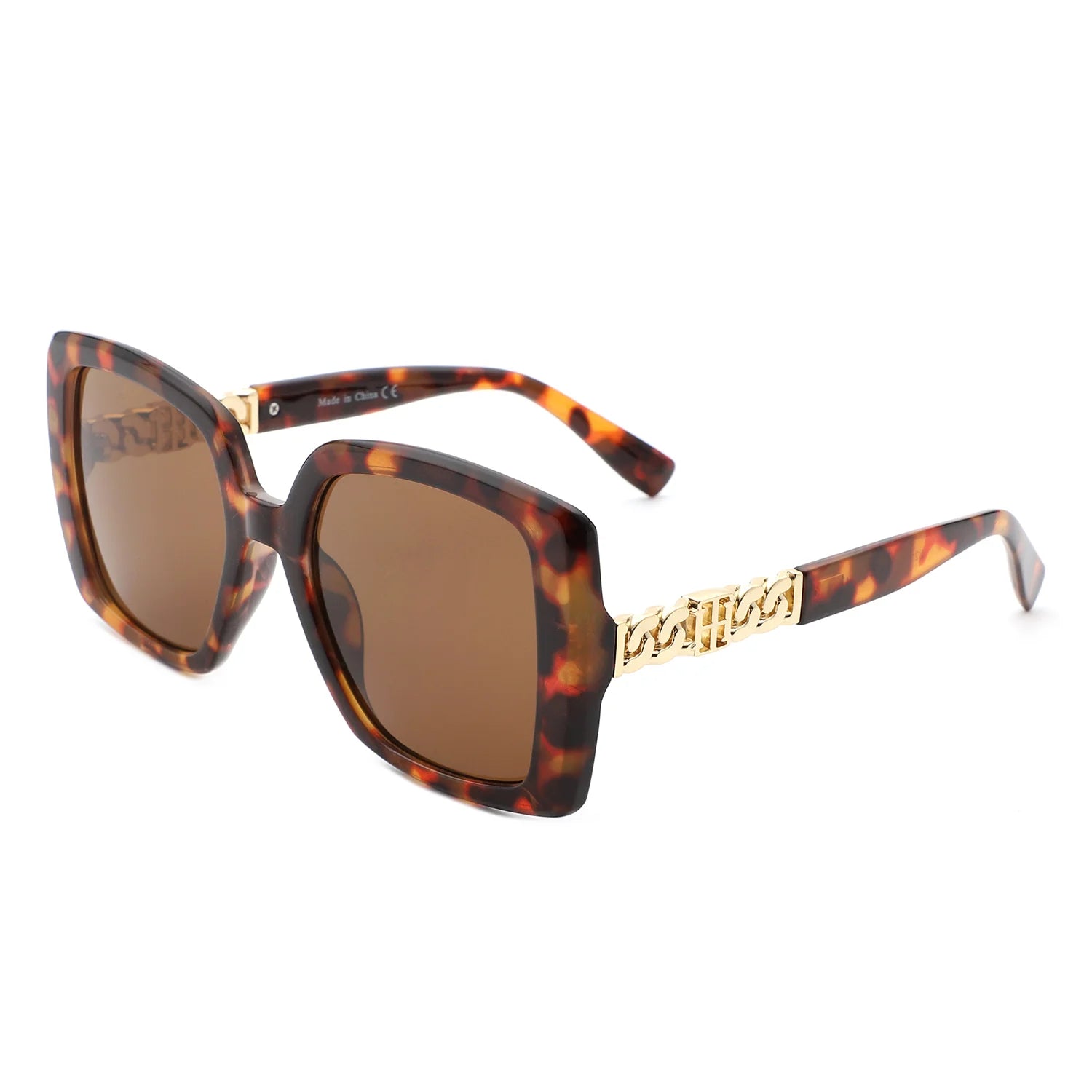 VR2139 - OVERSIZE FLAT TOP SQUARE WOMEN FASHION SUNGLASSES