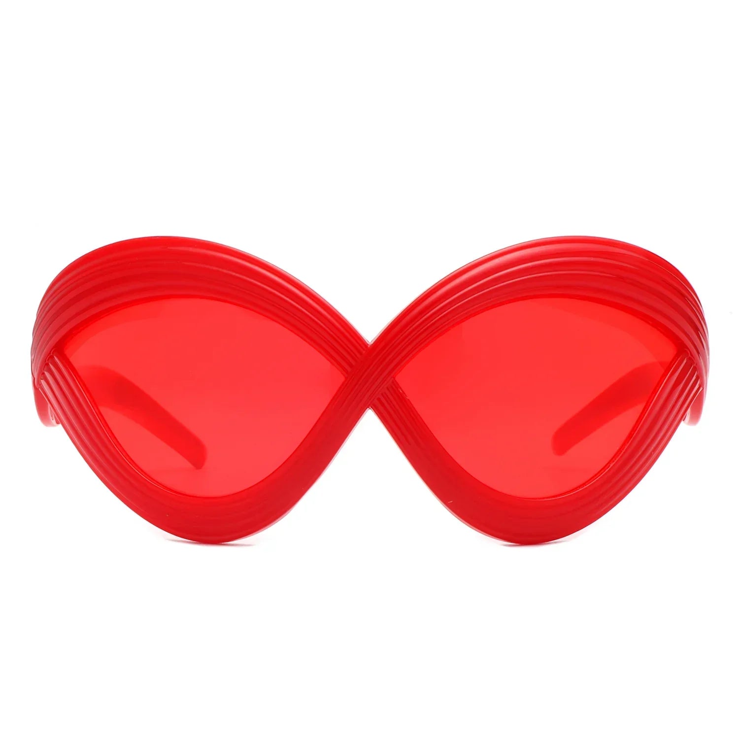 VR2159 - OVERSIZE IRREGULAR ROUND SUNGLASSES