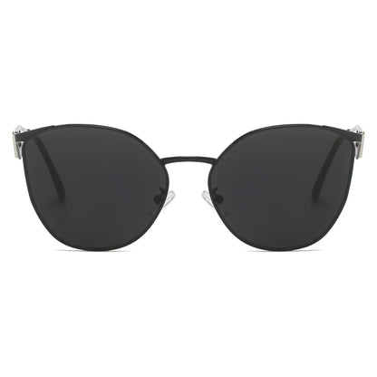 VP0120 - RETRO ROUND CAT EYE FASHION SUNGLASSES