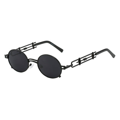 VP0132 - ROUND RETRO CIRCLE FASHION SUNGLASSES