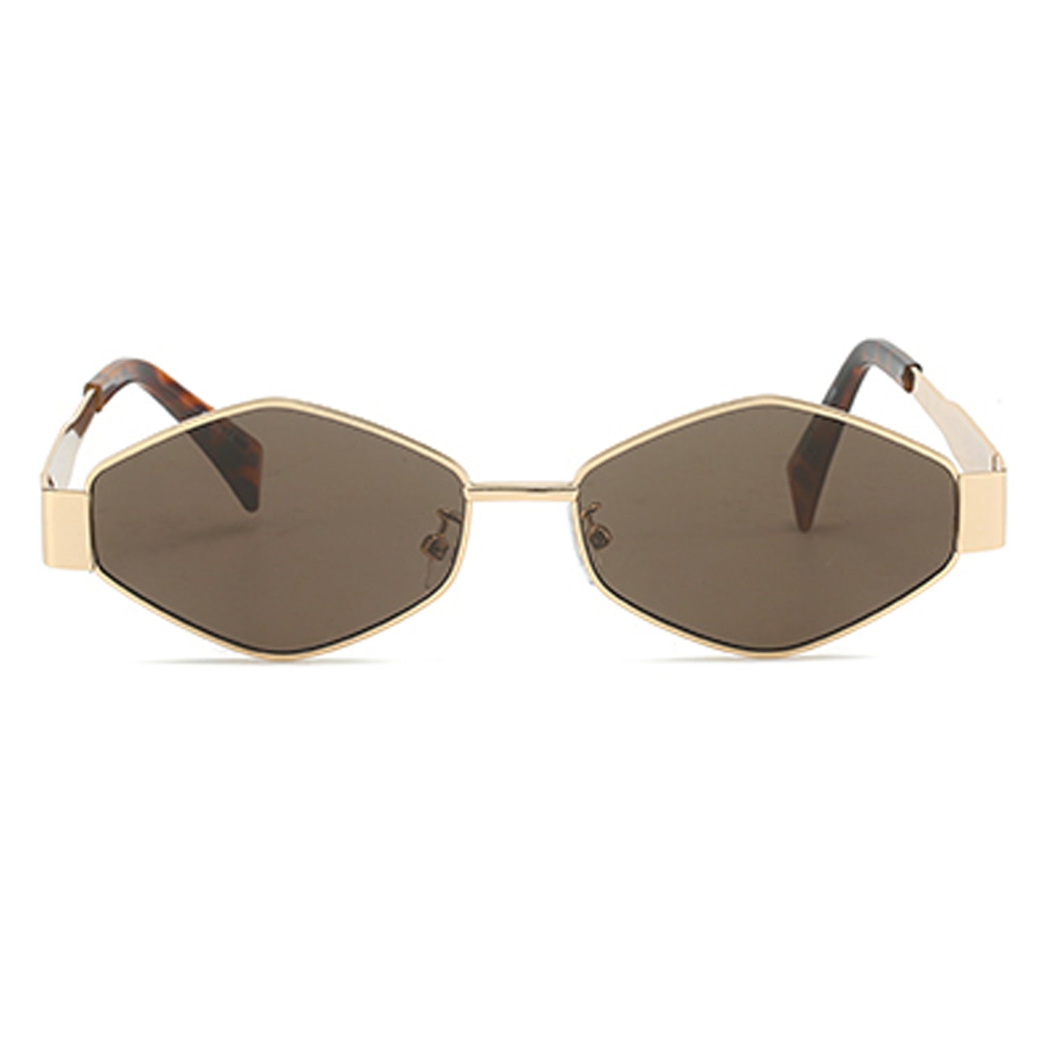 VP0174 - GEOMETRIC RECTANGLE RETRO FASHION SUNGLASSES