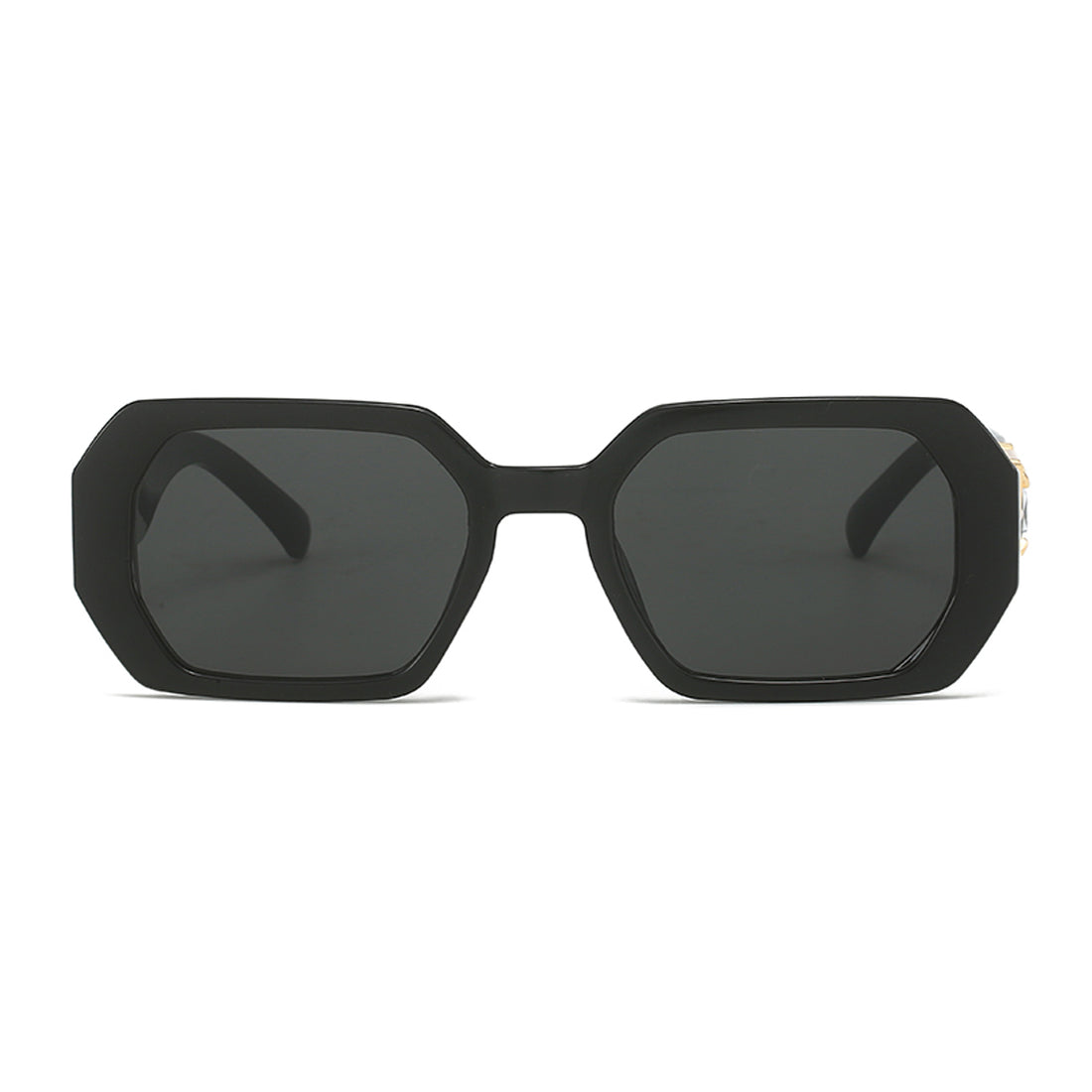 VP0176 - RECTANGLE RETRO FLAT TOP SQUARE SUNGLASSES