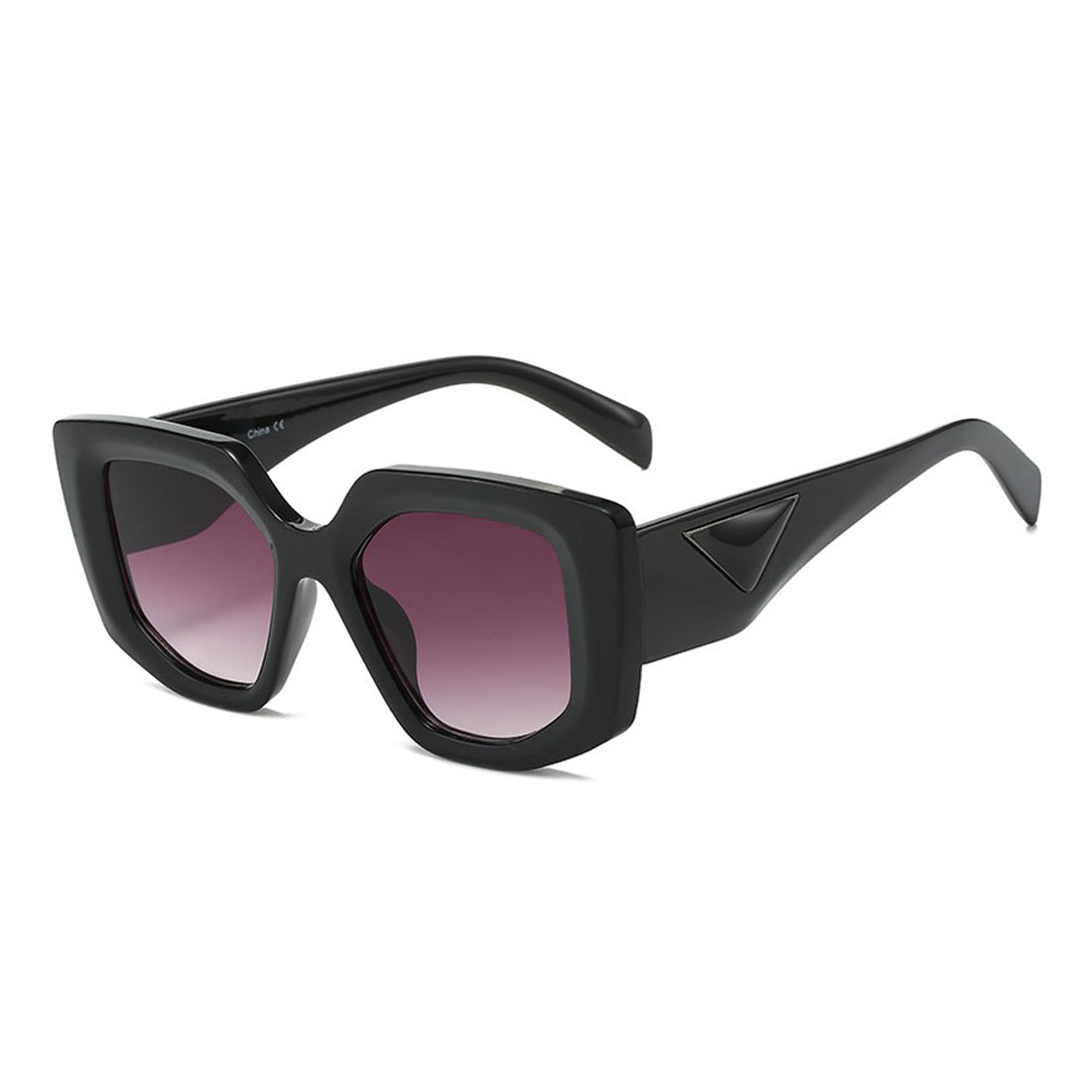 VP1024 - GEOMETRIC RECTANGLE RETRO FASHION SUNGLASSES