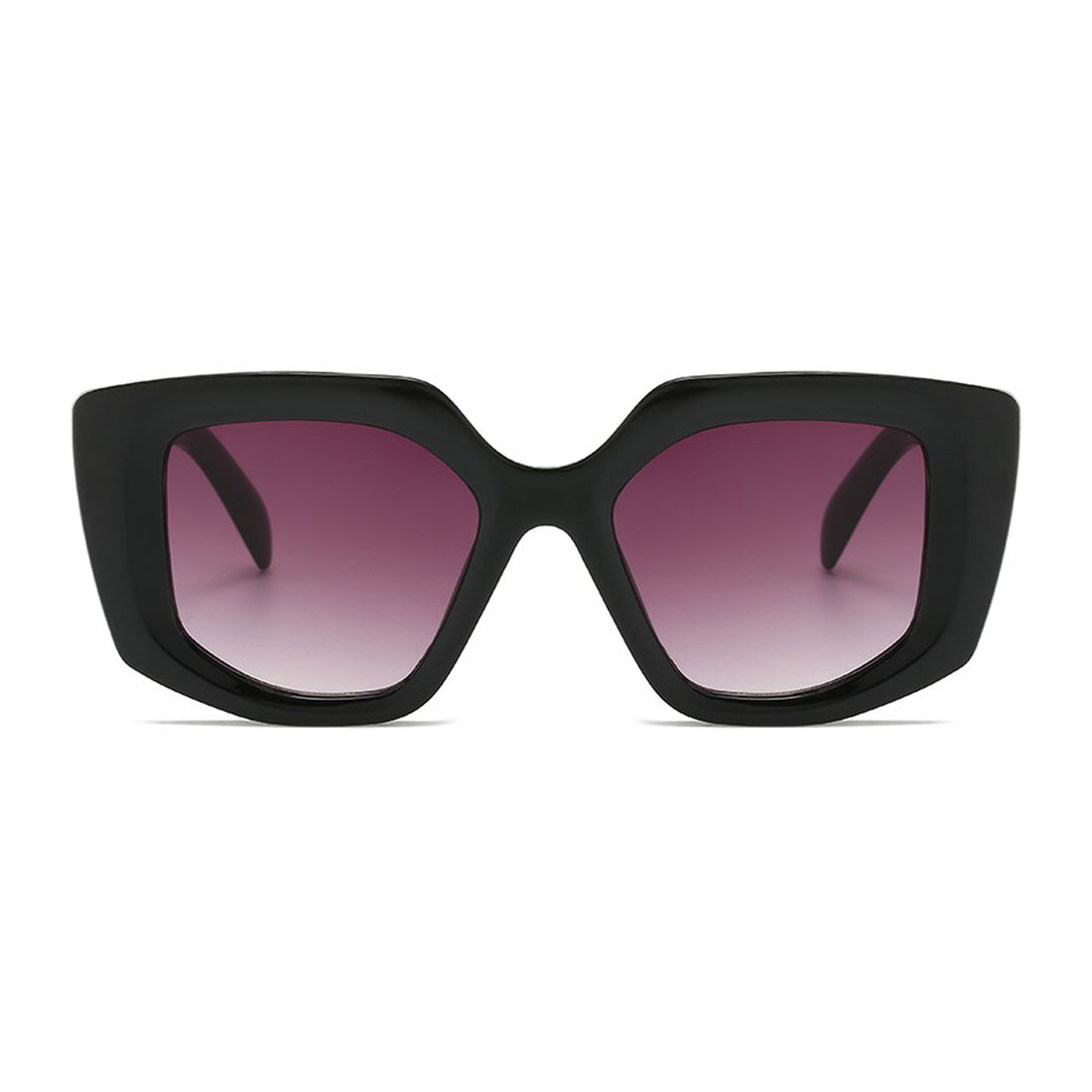 VP1024 - GEOMETRIC RECTANGLE RETRO FASHION SUNGLASSES