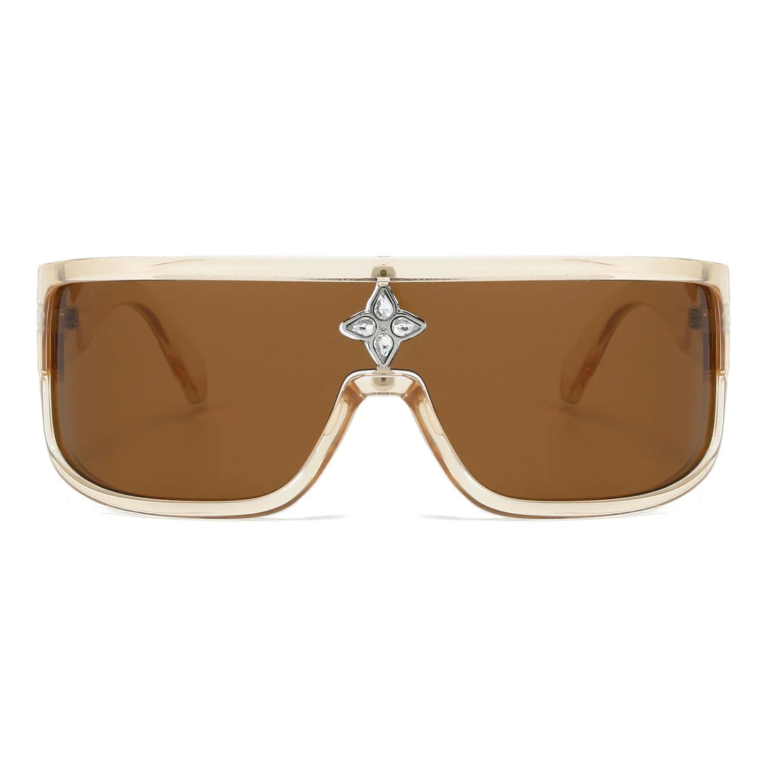 VP1028 - OVERSIZE SQUARE FLAT TOP FASHION SUNGLASSES