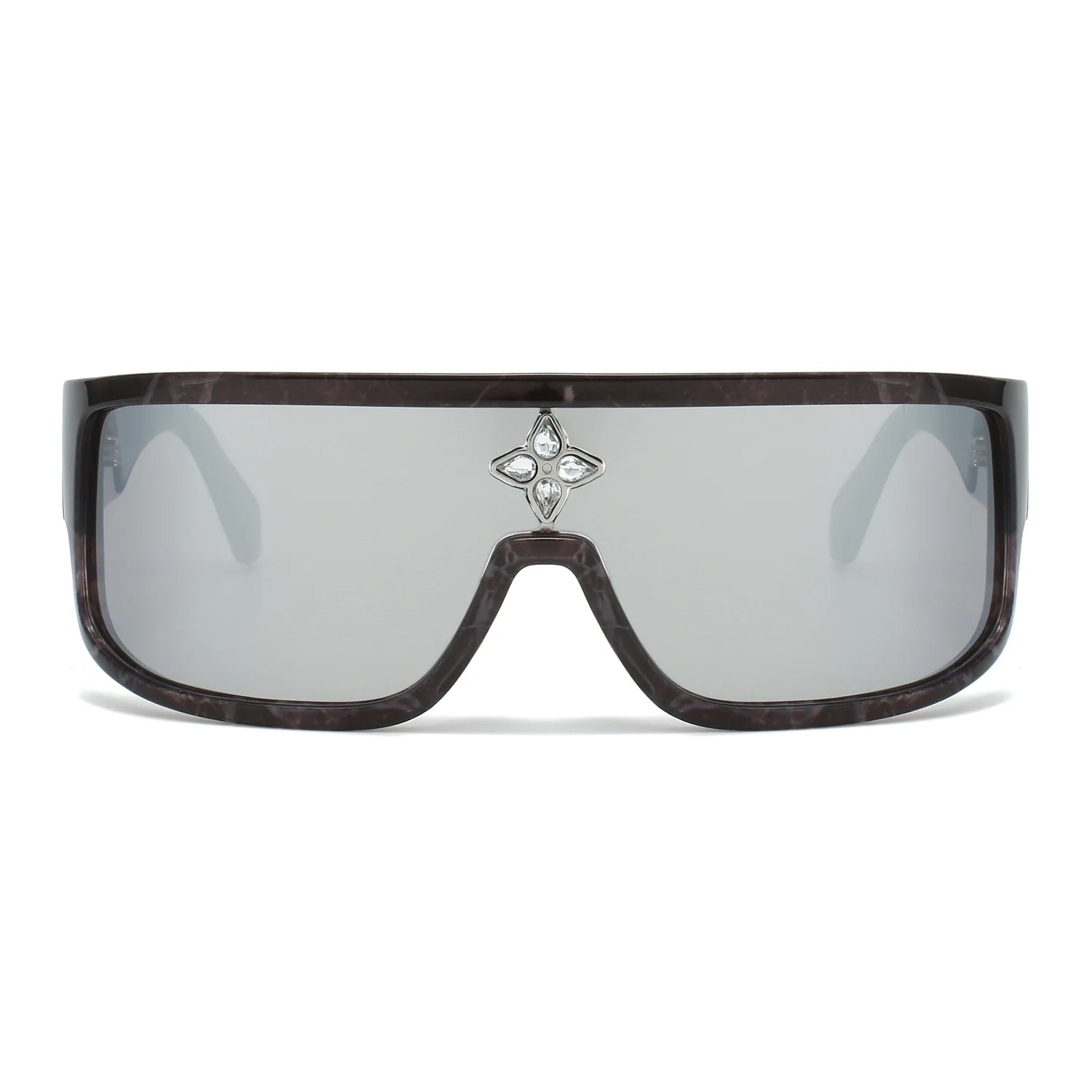 VP1028 - OVERSIZE SQUARE FLAT TOP FASHION SUNGLASSES