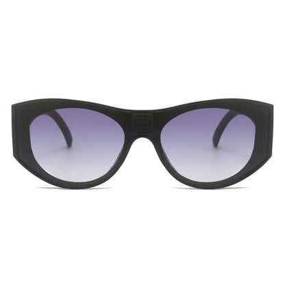 VP1038 - RETRO CHIC OVAL FASHION SUNGLASSES
