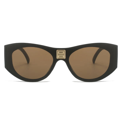VP1038 - RETRO CHIC OVAL FASHION SUNGLASSES