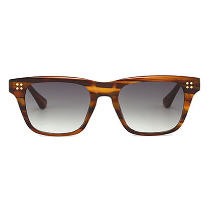 VP1064 - SQUARE CLASSIC HORN RIMMED TINTED FLAT TOP SUNGLASSES