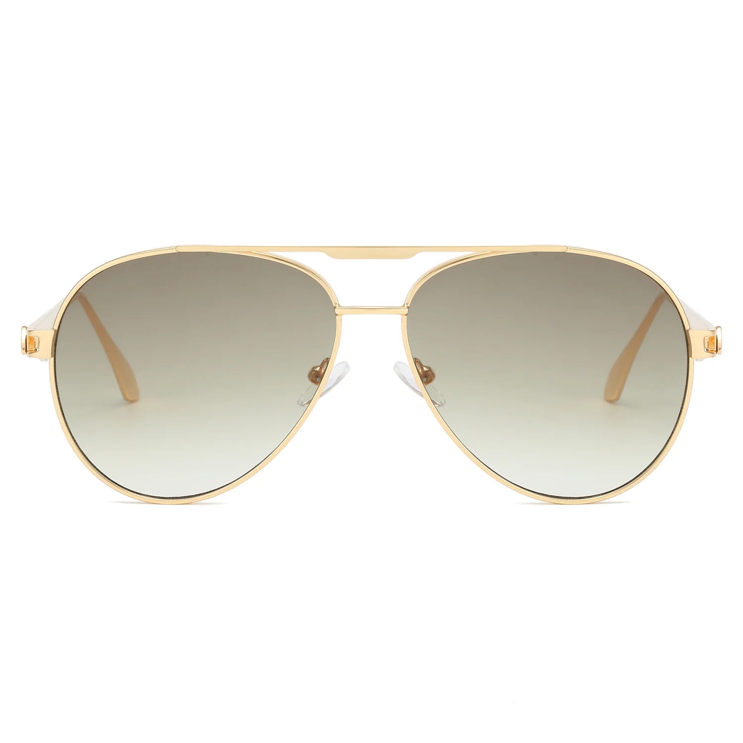 VP1158 - CLASSIC FASHION PILOT BROW-BAR TINTED AVIATOR SUNGLASSES