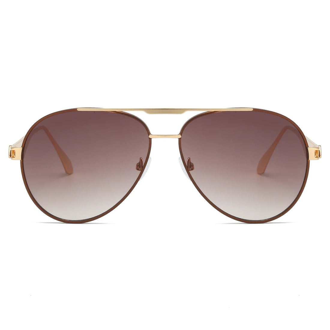 VP1158 - CLASSIC FASHION PILOT BROW-BAR TINTED AVIATOR SUNGLASSES