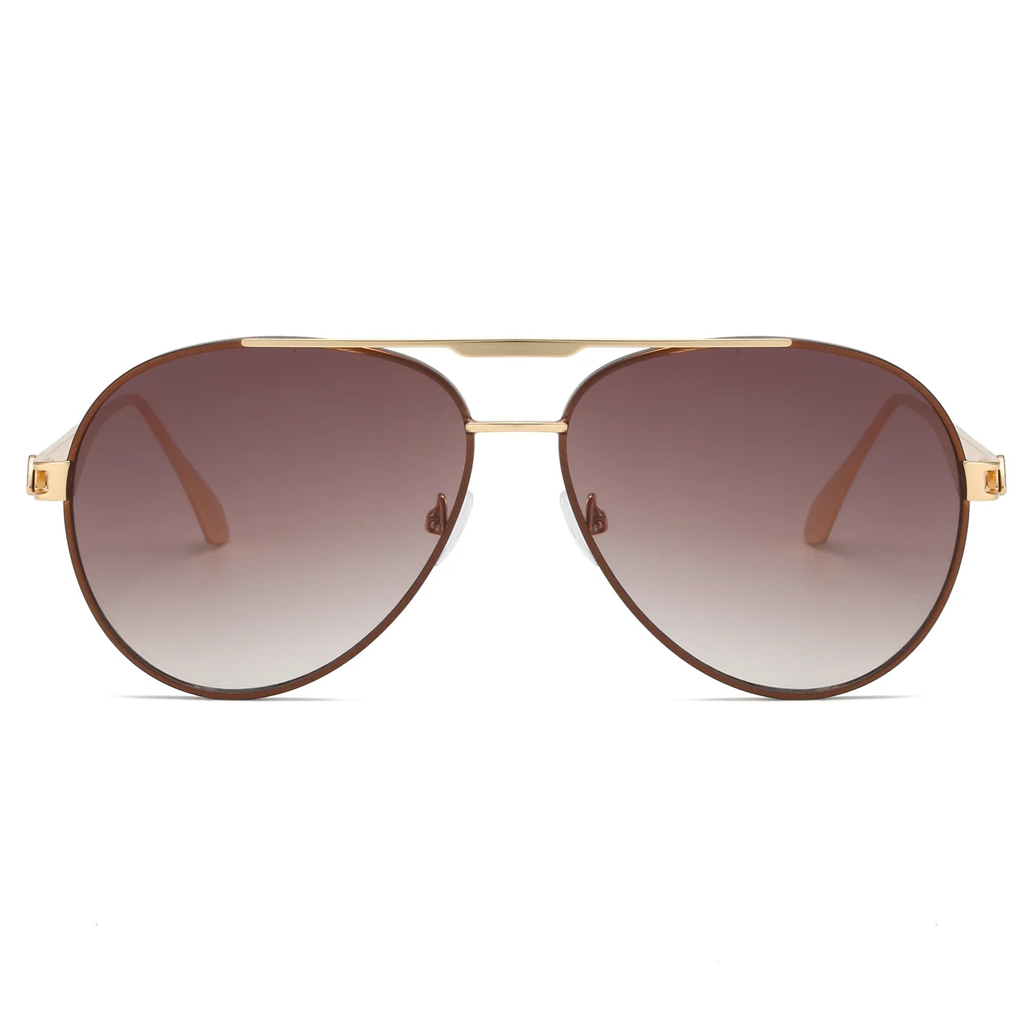 VP1158 - CLASSIC FASHION PILOT BROW-BAR TINTED AVIATOR SUNGLASSES