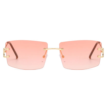 VP1204 - RIMLESS SQUARE FASHION SUNGLASSES