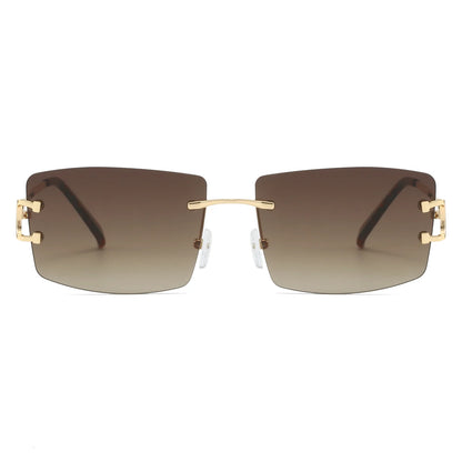 VP1204 - RIMLESS SQUARE FASHION SUNGLASSES