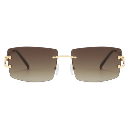 VP1204 - RIMLESS SQUARE FASHION SUNGLASSES