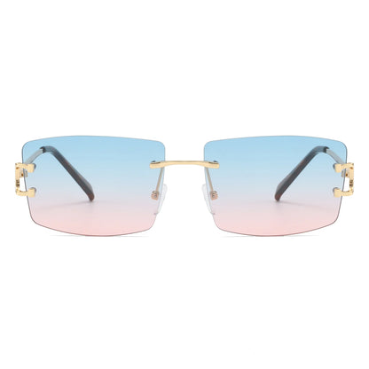 VP1204 - RIMLESS SQUARE FASHION SUNGLASSES