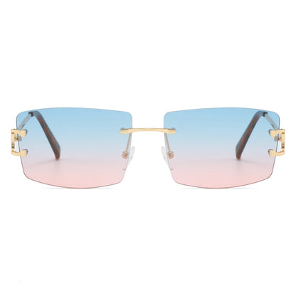 VP1204 - RIMLESS SQUARE FASHION SUNGLASSES