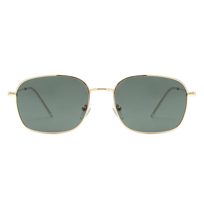 VR1005 - RETRO SQUARE FLAT TOP TINTED SUNGLASSES