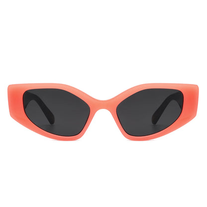 VR1234 - GEOMETRIC RECTANGLE RETRO FASHION CAT EYE SUNGLASSES