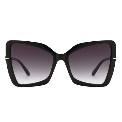 VR1235 - OVERSIZE BUTTERFLY FASHION CAT EYE WOMEN  SUNGLASSES